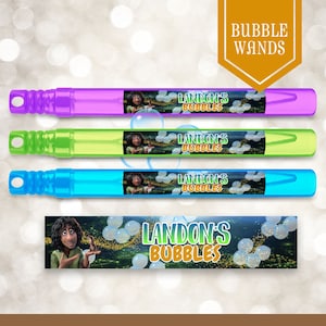 ENCANTO BRUNO Bubble Wand Labels - Bubble Gunsten - Encanto Party - Encanto Verjaardag - Encanto Gunsten - Encanto Labels - Decor - Benodigdheden