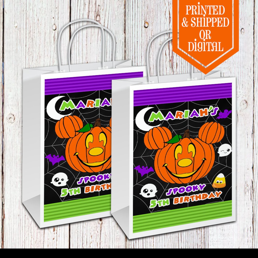 Mickey Mouse Halloween Party Bags Gift Bags Mickey Mouse Party Mickey