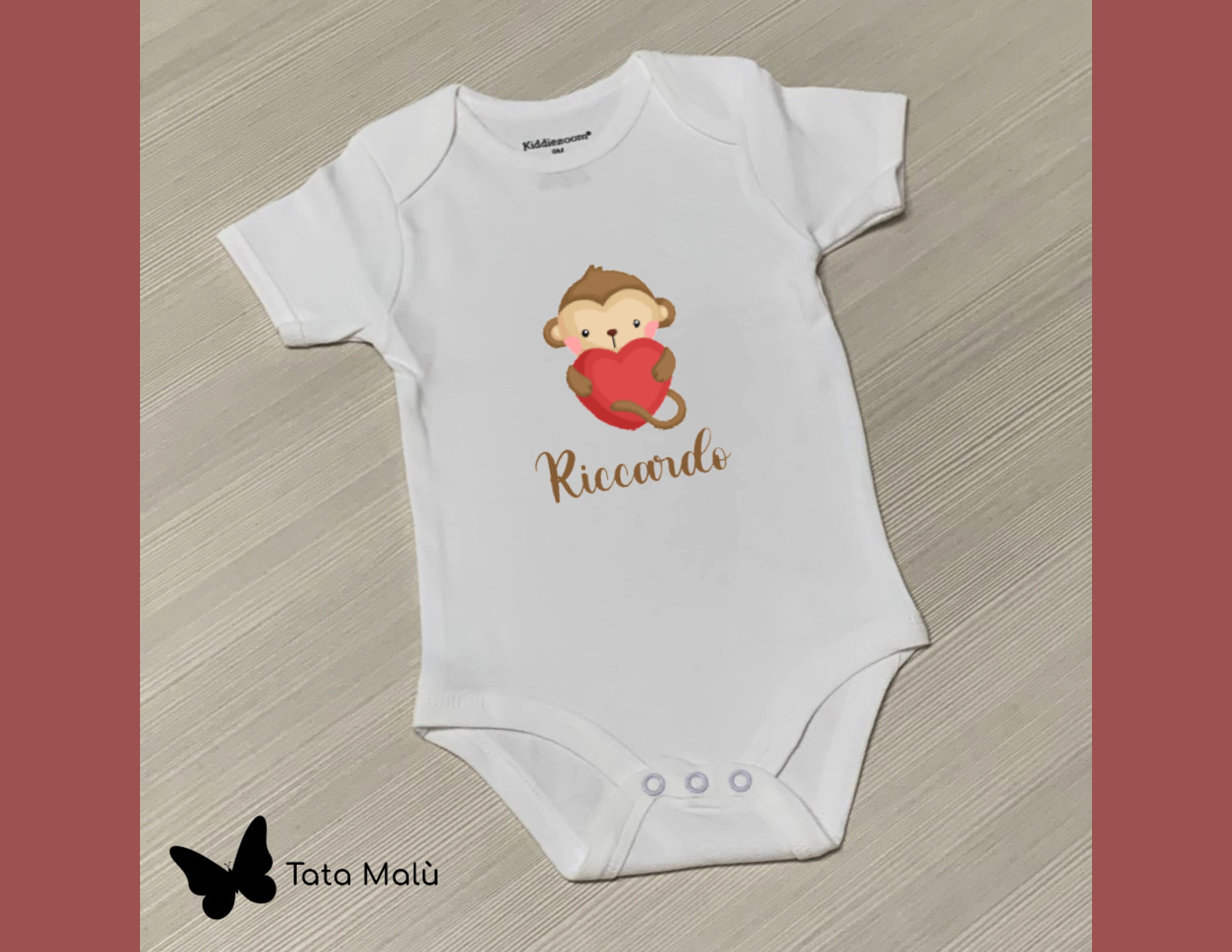 Animal Baby Bodysuit Personalized Name Animal Baby Bodysuit Etsy UK