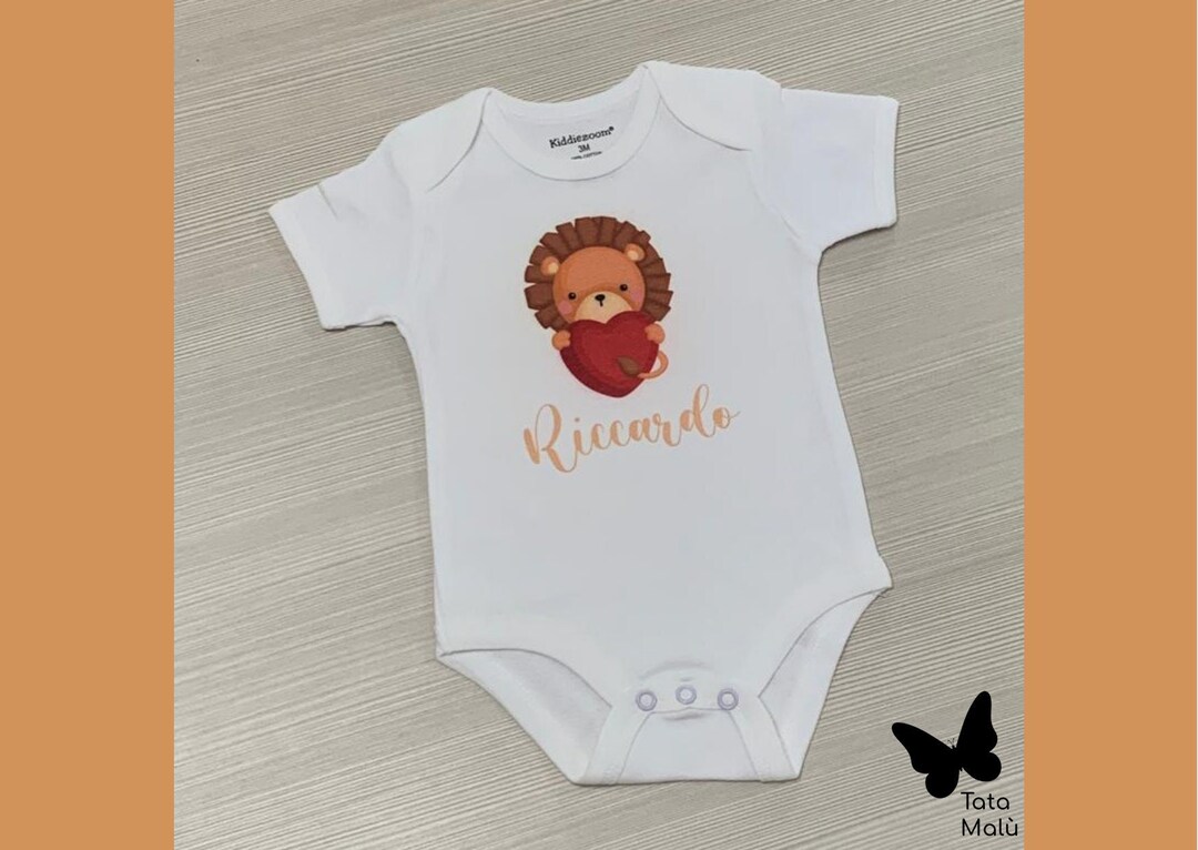 Animal Baby Bodysuit Personalized Name Animal Baby Bodysuit Etsy UK
