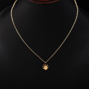Abstract Flame Necklace | Gold Plated Fire Pendant | Starburst Jewelry Gift | Dainty Sunburst Necklace | Modern Minimalist Charm