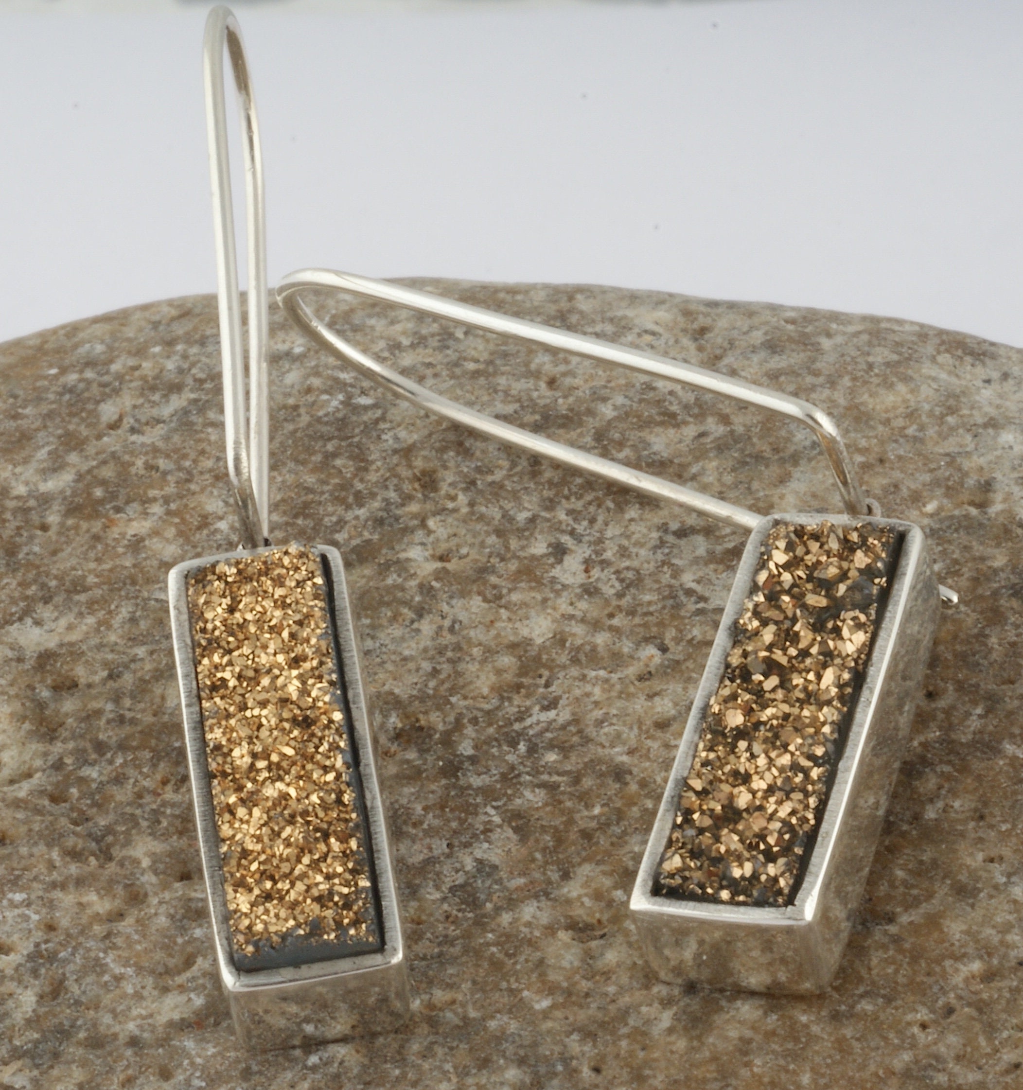 Quadrat-Ohrstecker Aus 925 Sterling Silber, Männer Ohrringe
