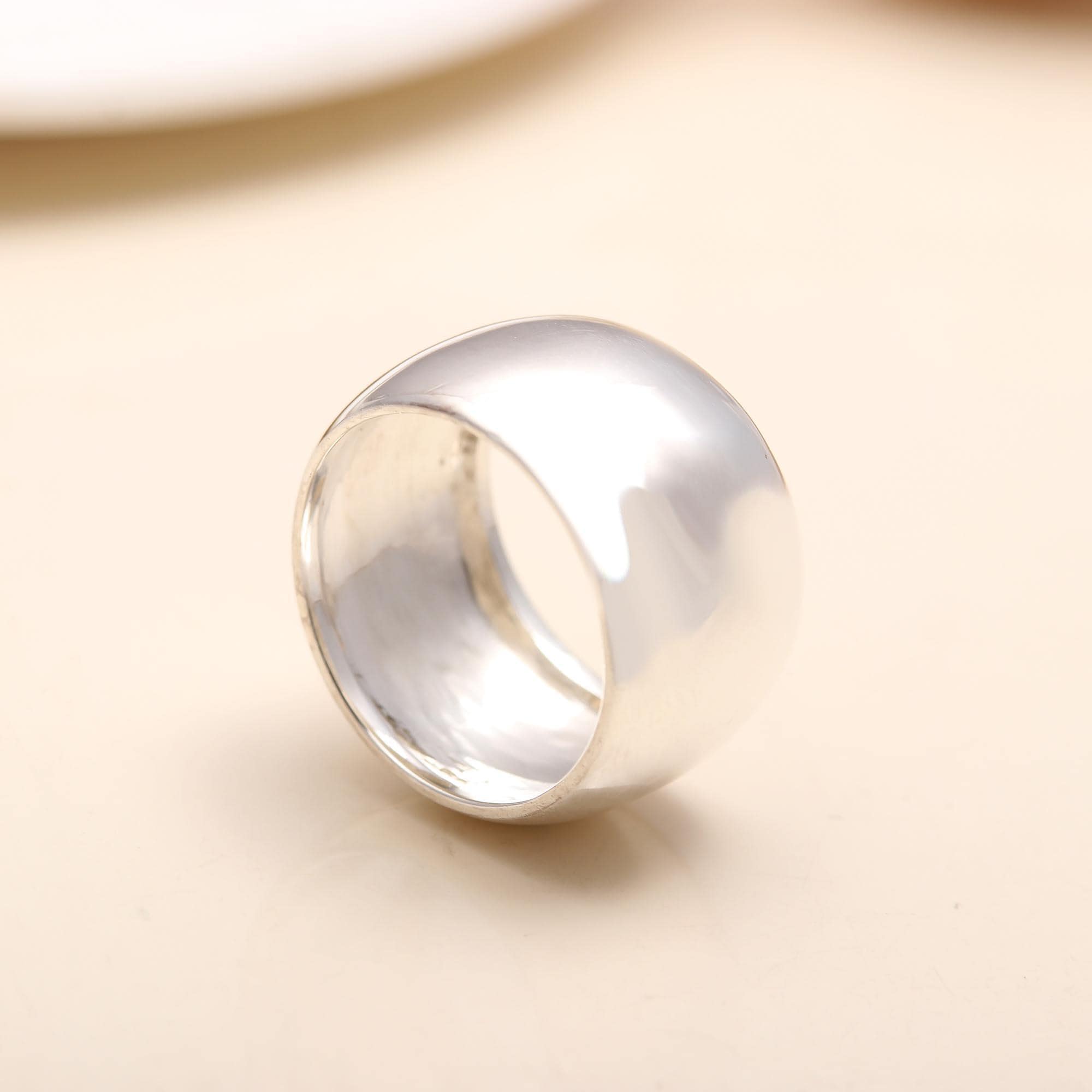 Sterling Silver Wide Band Thumb Ring, Minimalist Cigar Band - Etsy Sterling Silver Wide Band Thumb Ring, Minimalist Cigar Band - Etsy