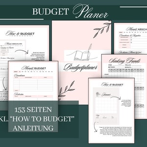 BUDGET PLANNER 153 pages including instructions PDF download