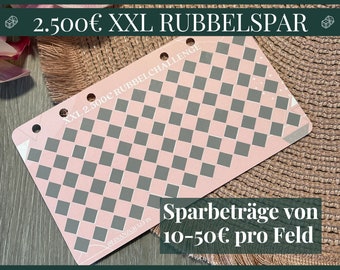 XXL Scratch Saving Challenge 2,500 Euro Savings Challenge