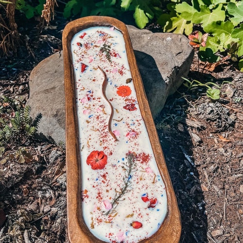 Floral Woodwick Candle Log 18 Inch Etsy