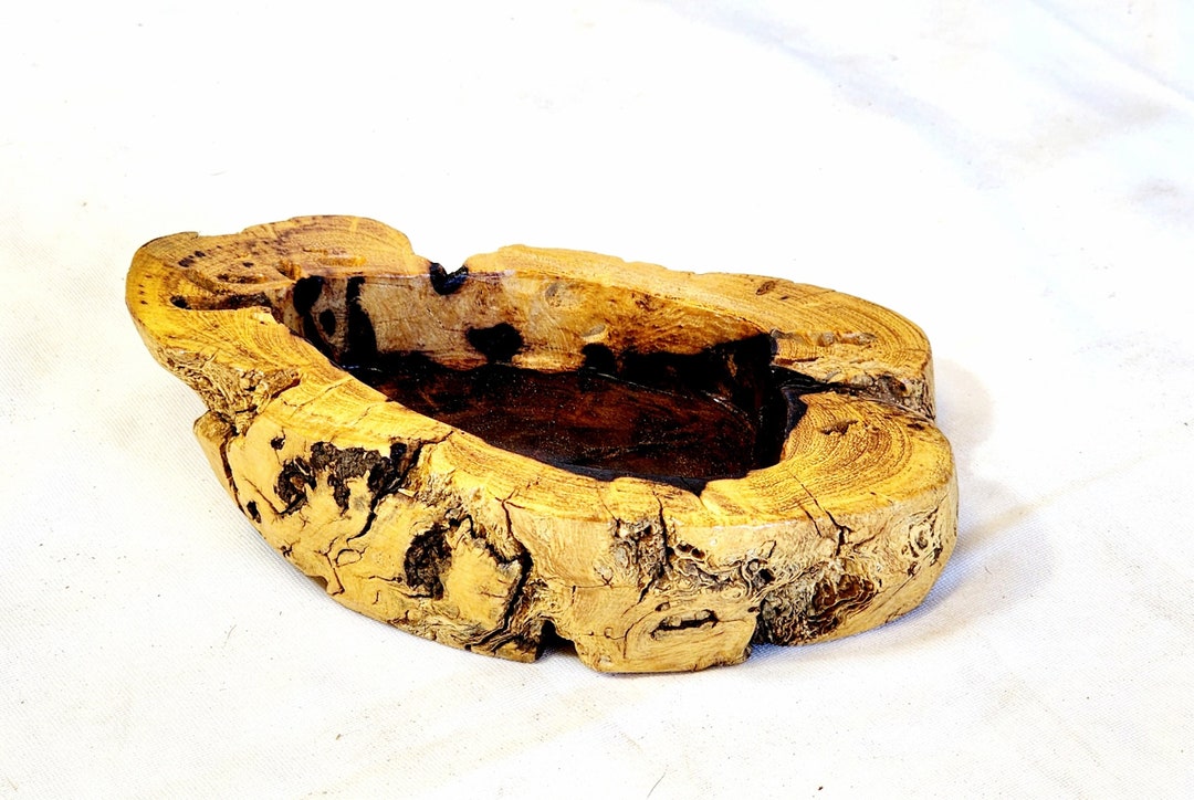 Rustic Wood Ashtray Change Dish Jewelry Dish Key Dish Etsy