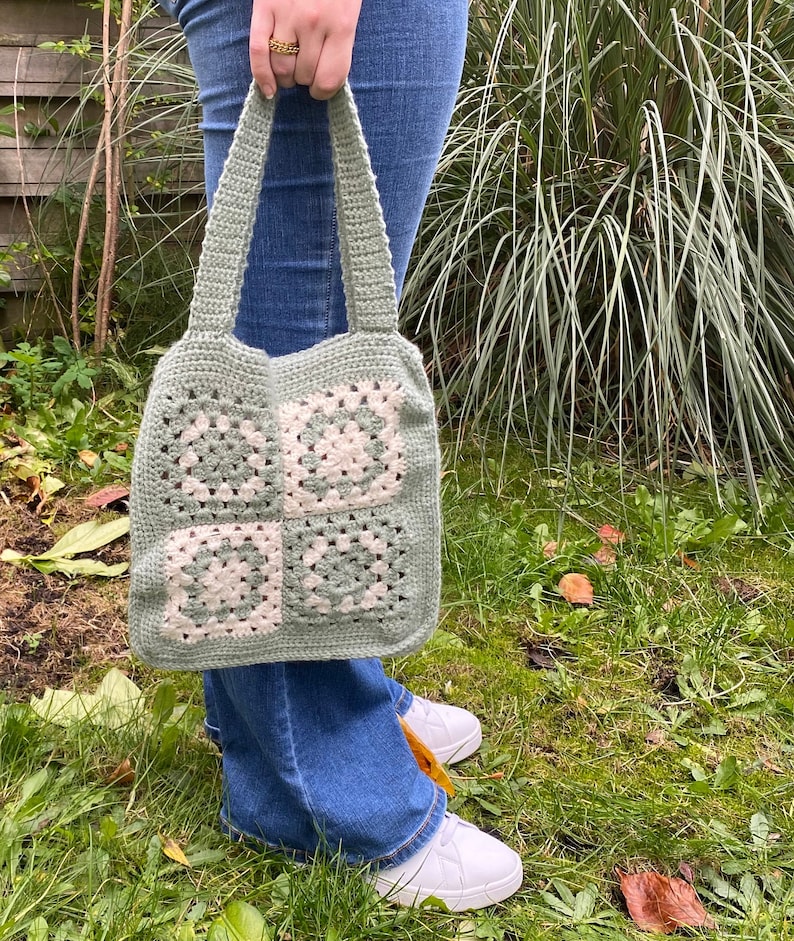 Sage Green Crochet Sleeves