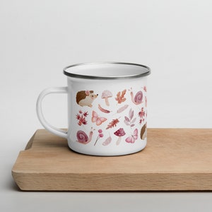 Demolition Derby Girl Heart Enamel Camping Mug main image 1
