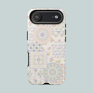 Coquette Floral Phone Case | Pastel Aesthetic Cute Phonecase for iPhone