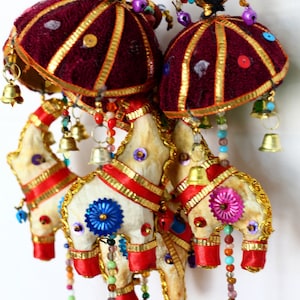 INDIAN Handmade Traditional Wall Hanging, Home Decor String, Gift For Home & Mom, Christmas Decoration, Bohemian Hippie Decor