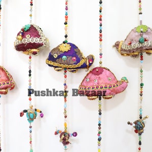 INDIAN Handmade Traditional Wall Hanging, Home Decor String, Gift For Home & Mom, Christmas Decoration, Bohemian Hippie Decor