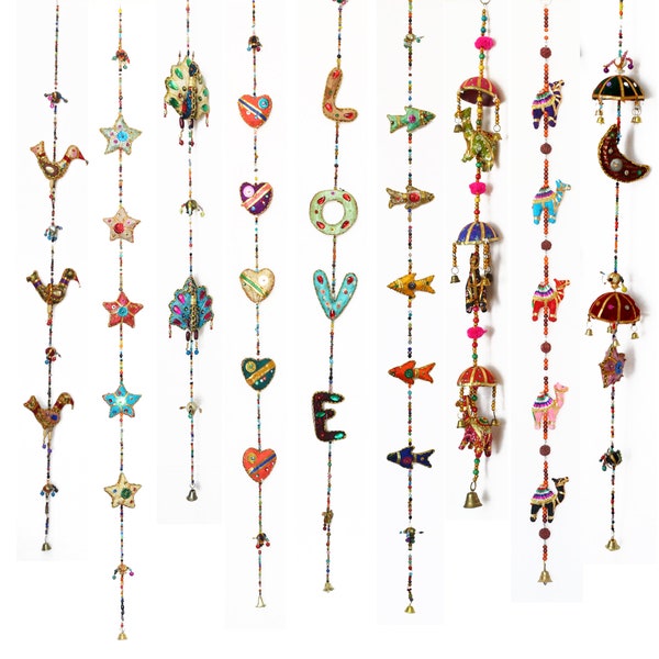 Indian Wall Door Strings Hanging Decorations  Gift For Home Traditional Door Wall Hanging Home Decor Gift Boho Home Decoration