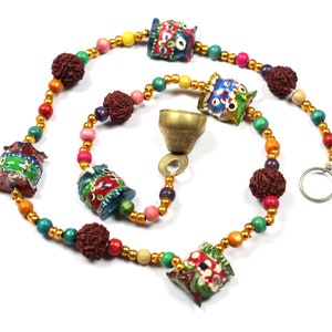 Indian Owl Rudraksh Christmas tree Décor Christmas door hanger Christmas décor Home office décor wall hanging