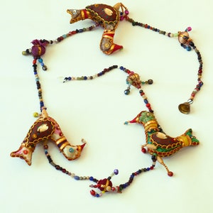 INDIAN Brides Strings, Wall Hanging Decorations, Door Garland Mobile, Danglies Cloth Prosperity Ethnic Boho, Home Decor, Wedding Decoration