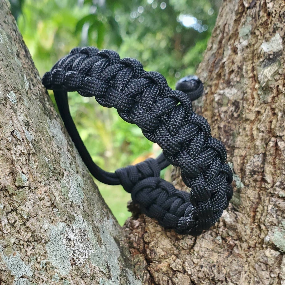 Handmade Paracord Cobra Bracelet Made to Measure Custom Order Survival  Camping | eBay