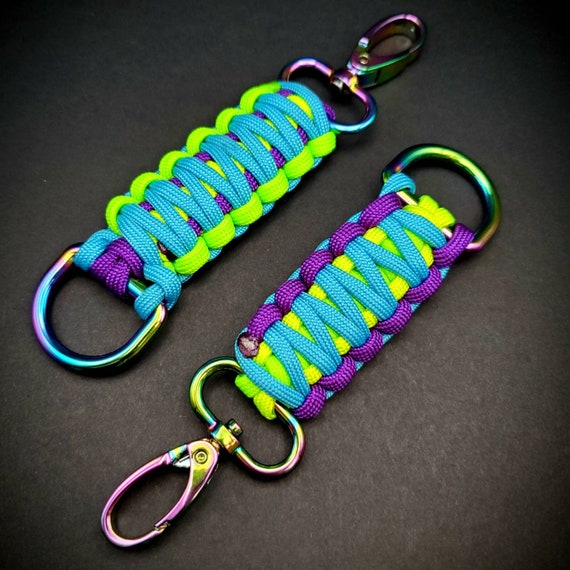 Whis-Key-Hook Carabiner Key Chain | Rainbow Trout | Whiskey Leatherworks