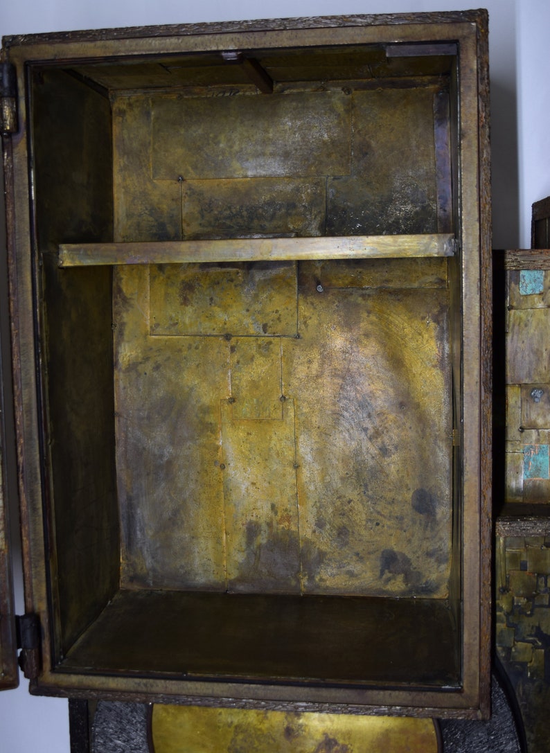 Magni: Brutalist Steel Cabinet - Etsy