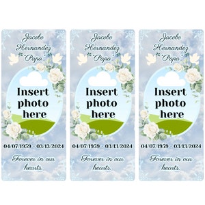 Printable Memorial Candle Template | Editable Canva Design | Digital Download | Diseño De Etiquetas Para Veladoras | Prayer Candle Label