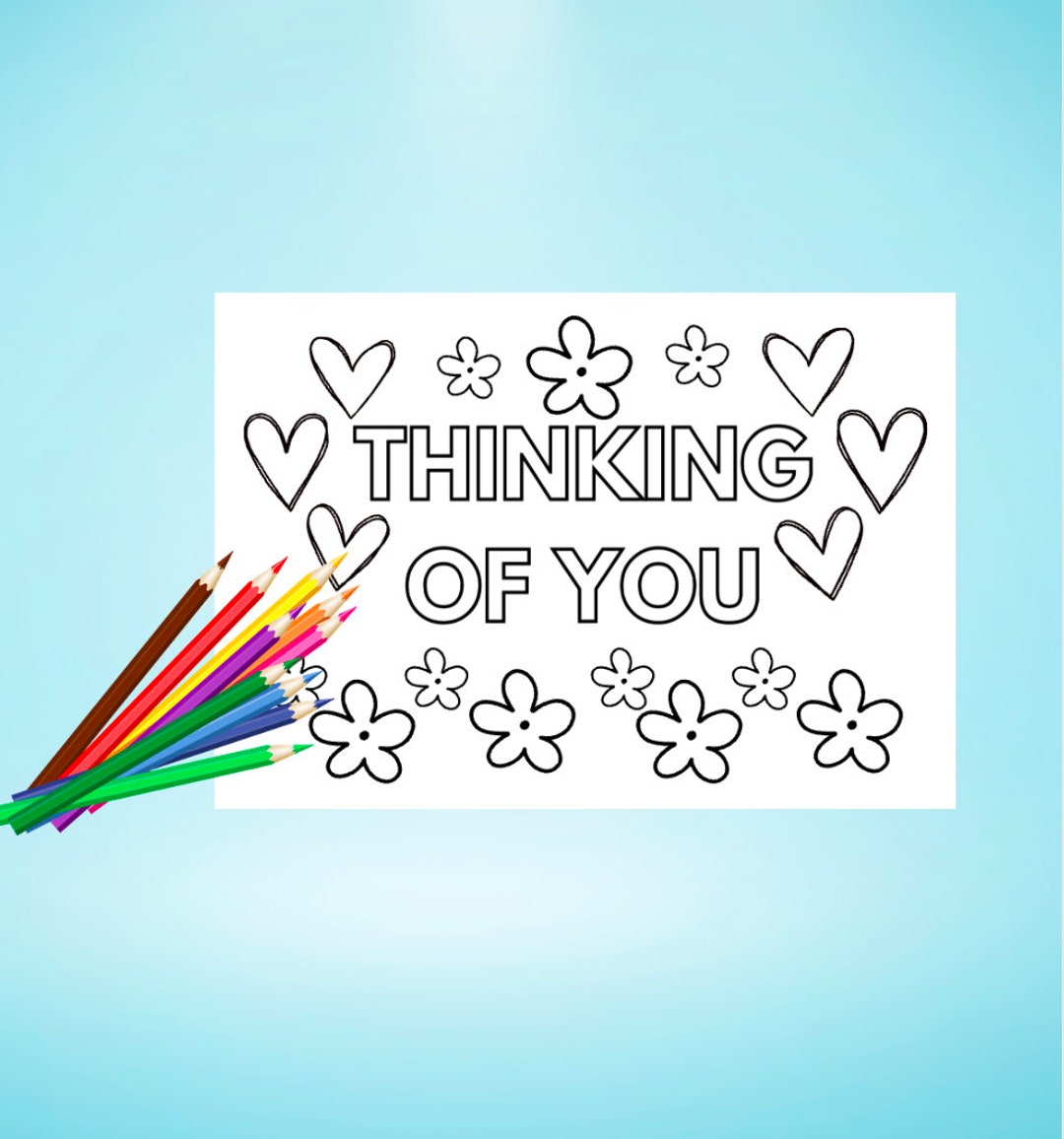 thinking-of-you-coloring-sheet-simple-design-etsy