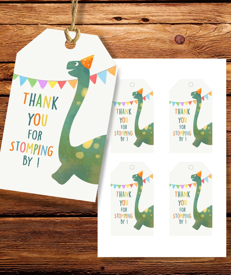 Thank You for Stomping by Tag, Printable Thank You Tag, Printable ...
