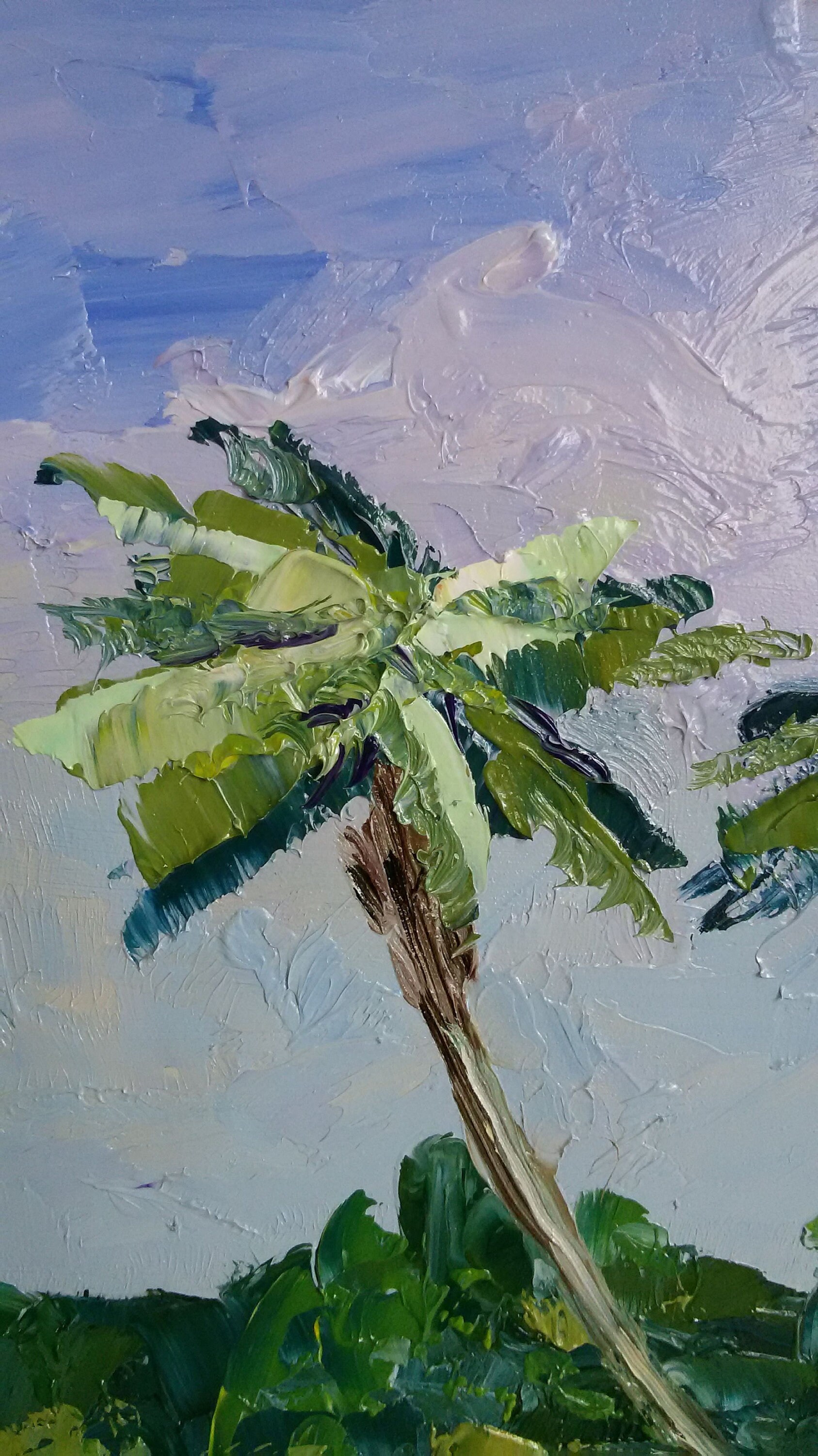 Hawaii Strand Malerei Original Öl tropischen Landschaft Kunst | Etsy