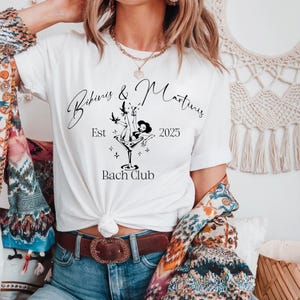 Bikinis and Martinis Bachelorette Party Shirt, Custom Beach Apparel, Night Out Tee, Bridal Party Tee, Fun Beach Apparel for Bachelorette
