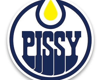 Edmonton So Pissy 5-inch sticker