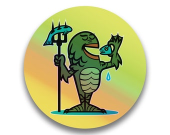 Little Creature 3-inch Holographic Vinyl Sticker