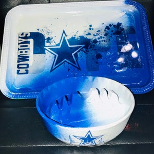 Dallas Cowboys Rolling Tray Set image 3