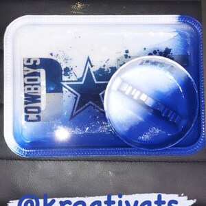 Dallas Cowboys Rolling Tray Set image 5