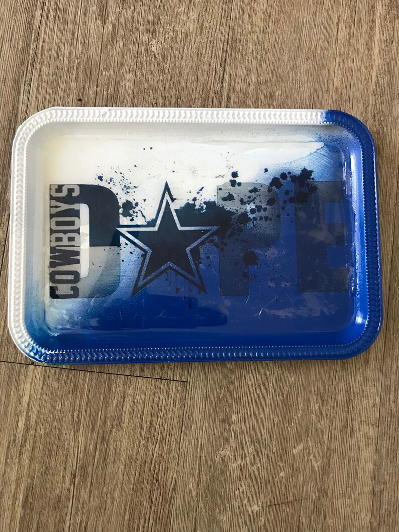 Dallas Cowboys Rolling Tray Set image 2