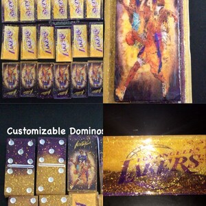 Custom Dominoes Sets Handmade Personalizeable image 2