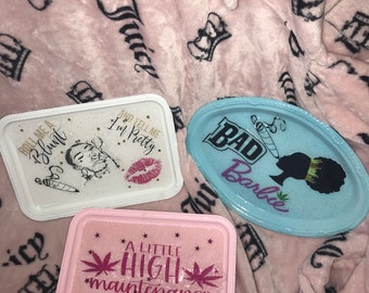 Handmade Customizable Rolling Trays