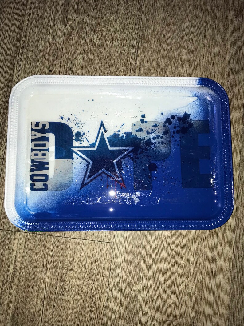 Dallas Cowboys Rolling Tray Set image 4