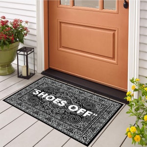 ANMINY Front Doormat Entrance Shoe Mat Waterproof PVC Non Slip Rug Outdoor  Indoor,47x59 Burgundy