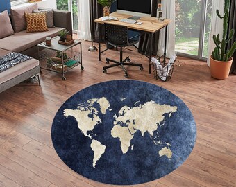 Living Room Bedroom Kitchen Decorative Lightweight Foam Printed Rug ALAZA My Daily Watercolor World Map Area Rug 4' x 5'3 Living Room Bedroom Kitchen Decorative Lightweight Foam Printed Rug ALAZA My Daily Watercolor World Map Area Rug 4' x 5'3