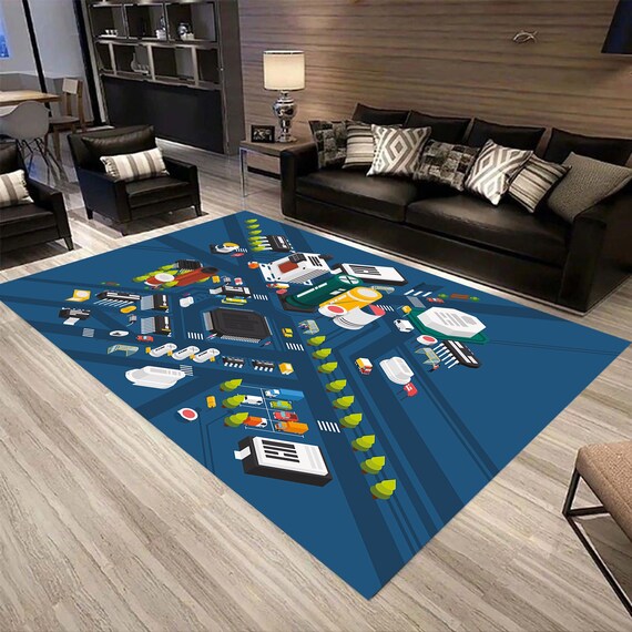 Alfombra placa base alfombra de computadora de - Etsy España