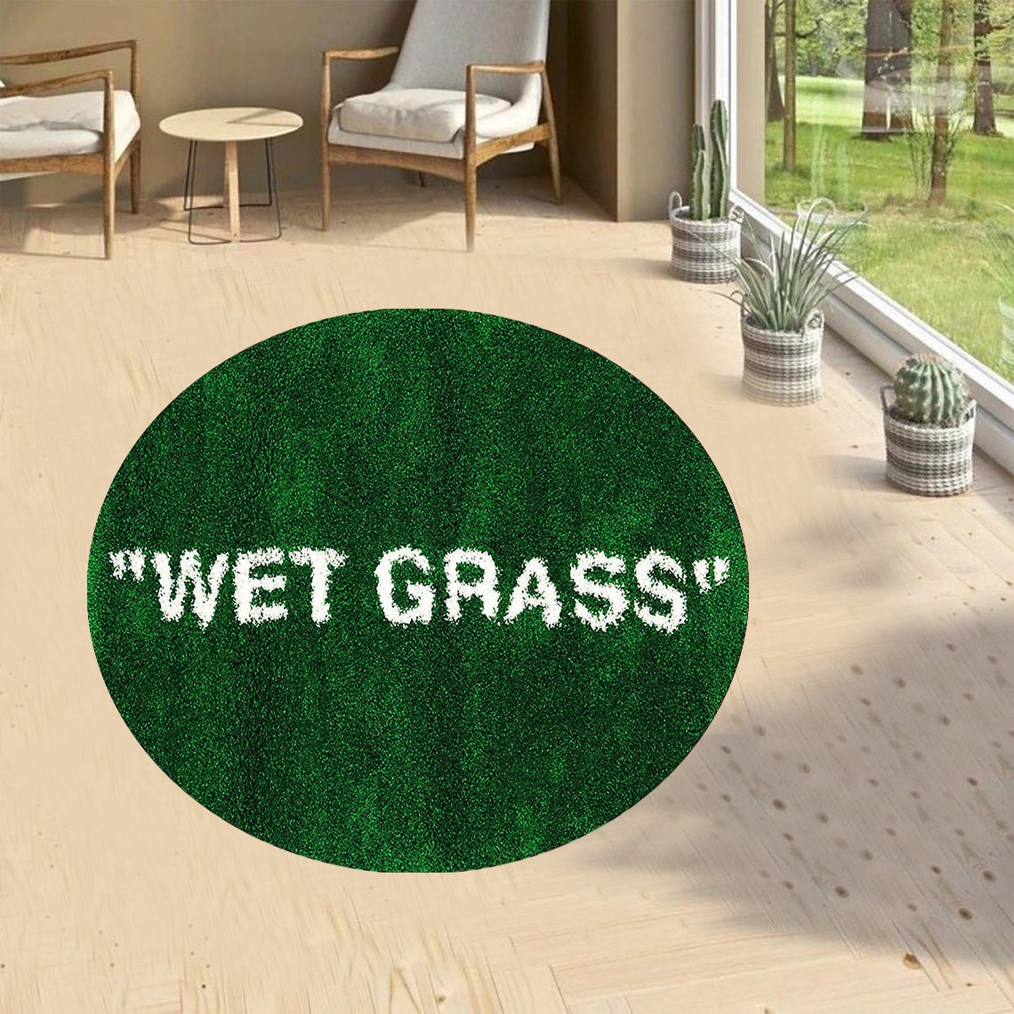Wet Grass Patterned Rug Wet Grass Rug Wet Grasswet Grass 