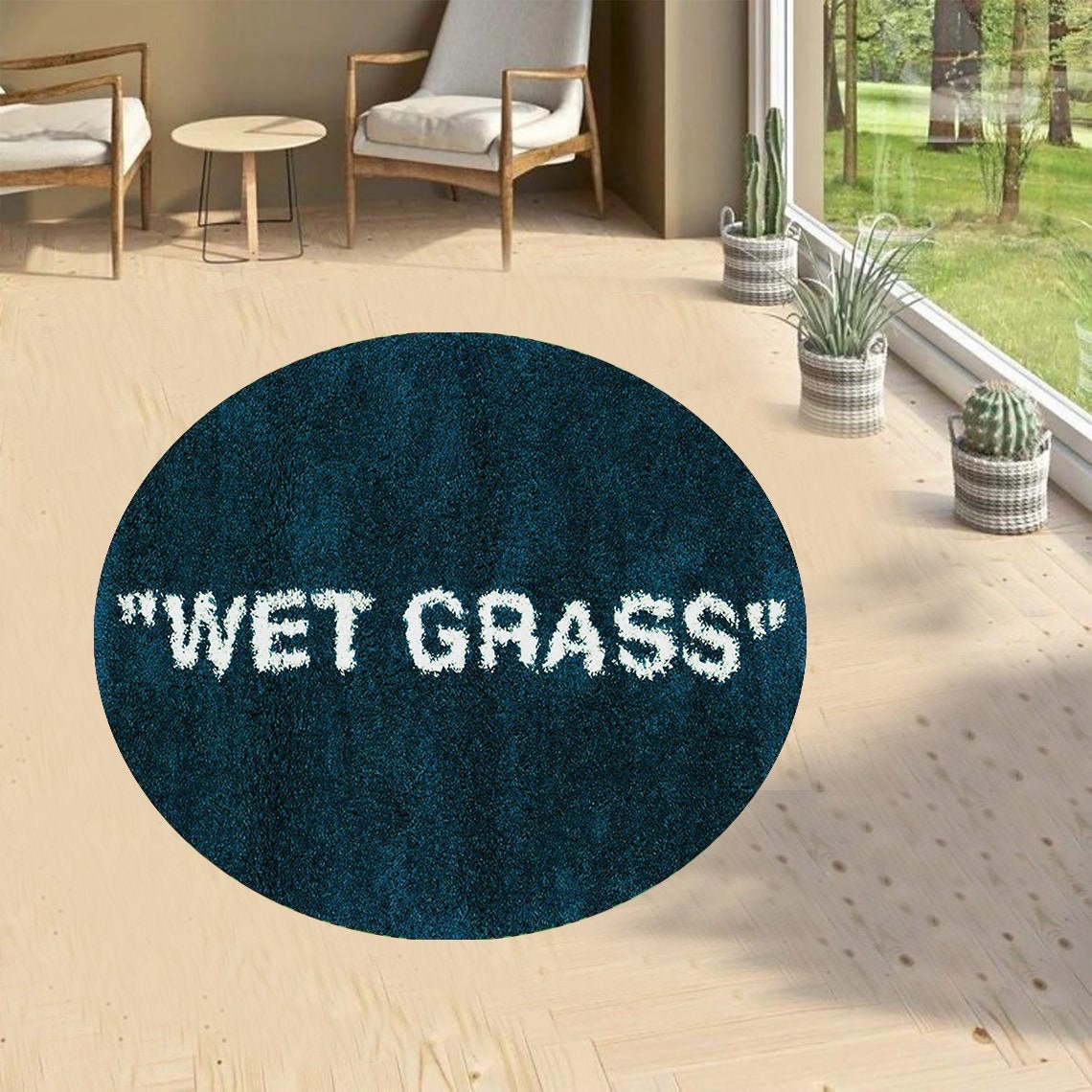 Wet Grass Patterned Rug Wet Grass Rug Wet GrassWet Grass Etsy