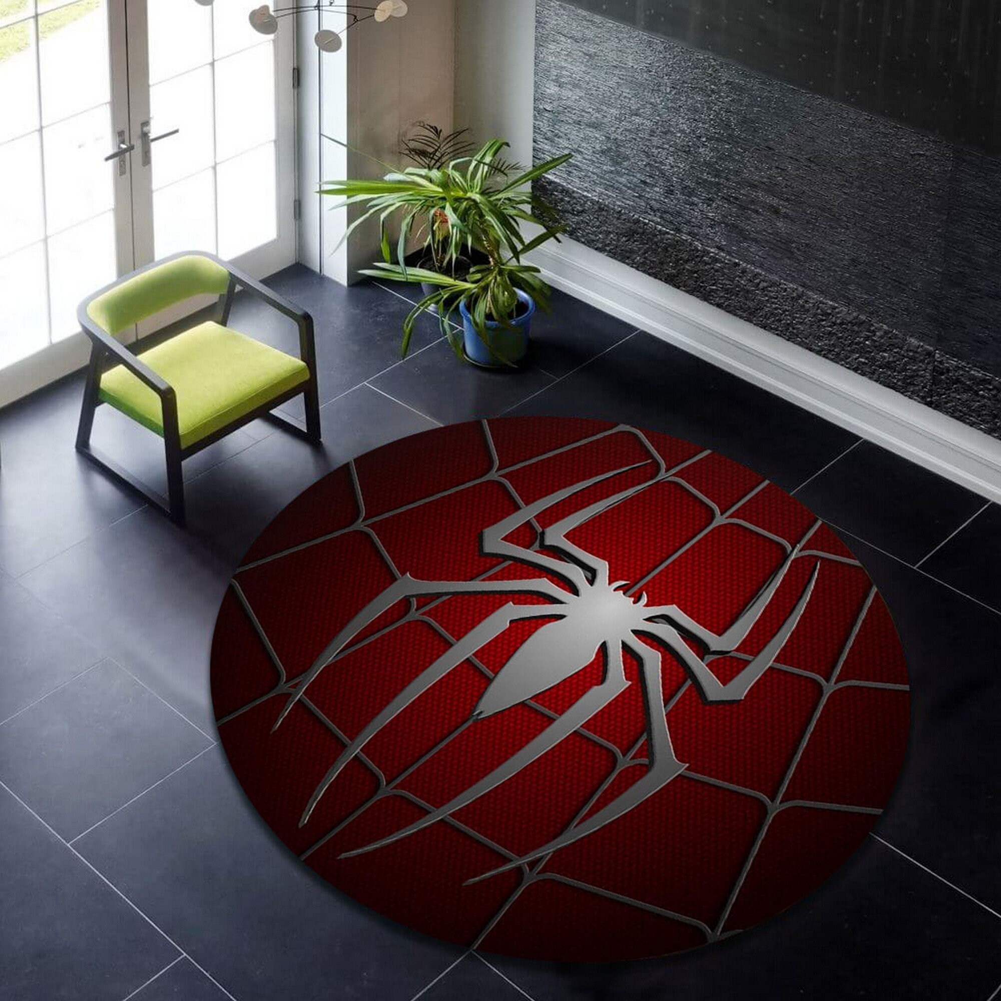 Jungen Zimmer Spiderman Spiderman Teppich Runde Teppich | Etsy