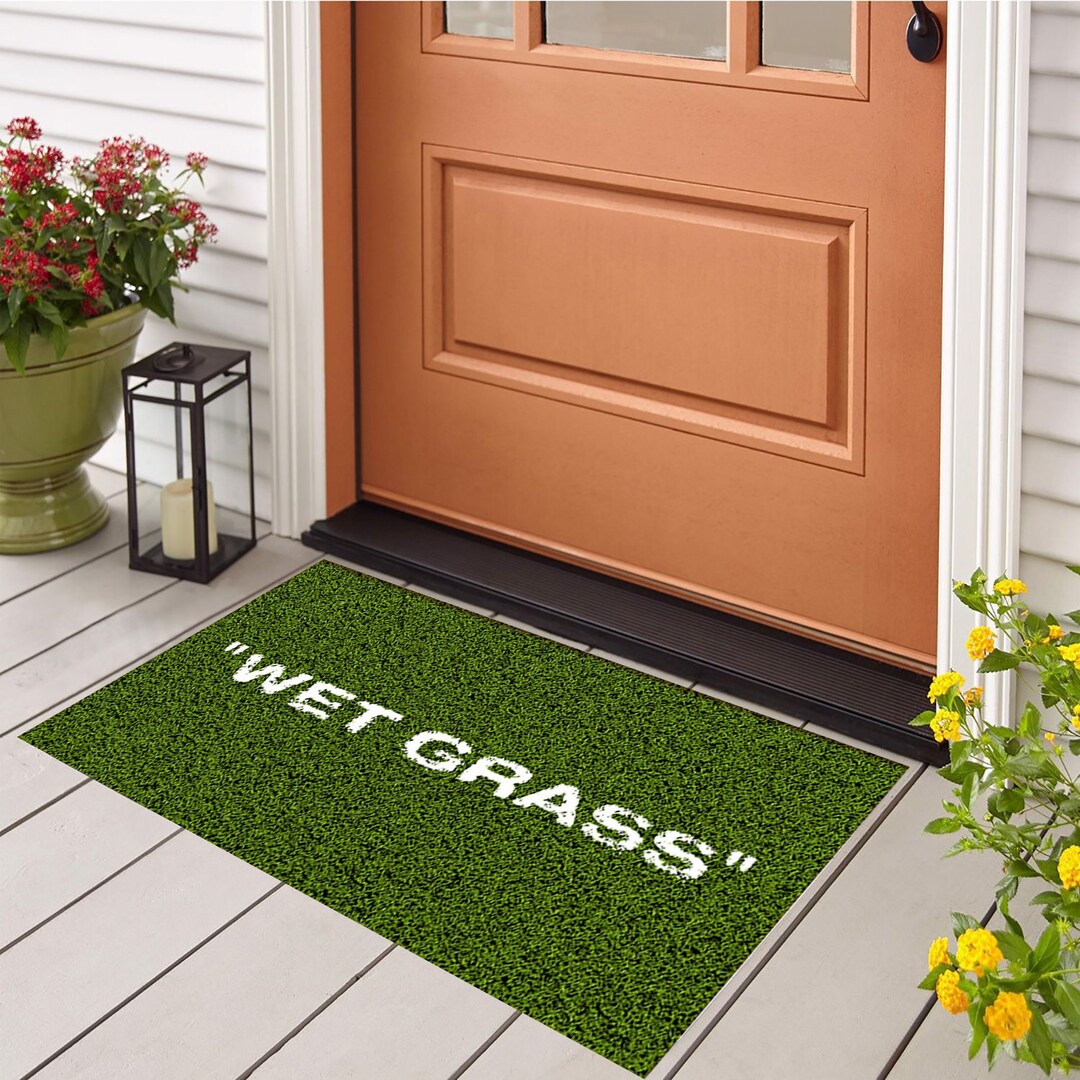 Wet Grass Doormat Funny Doormat Friends TV Show Doormat Etsy