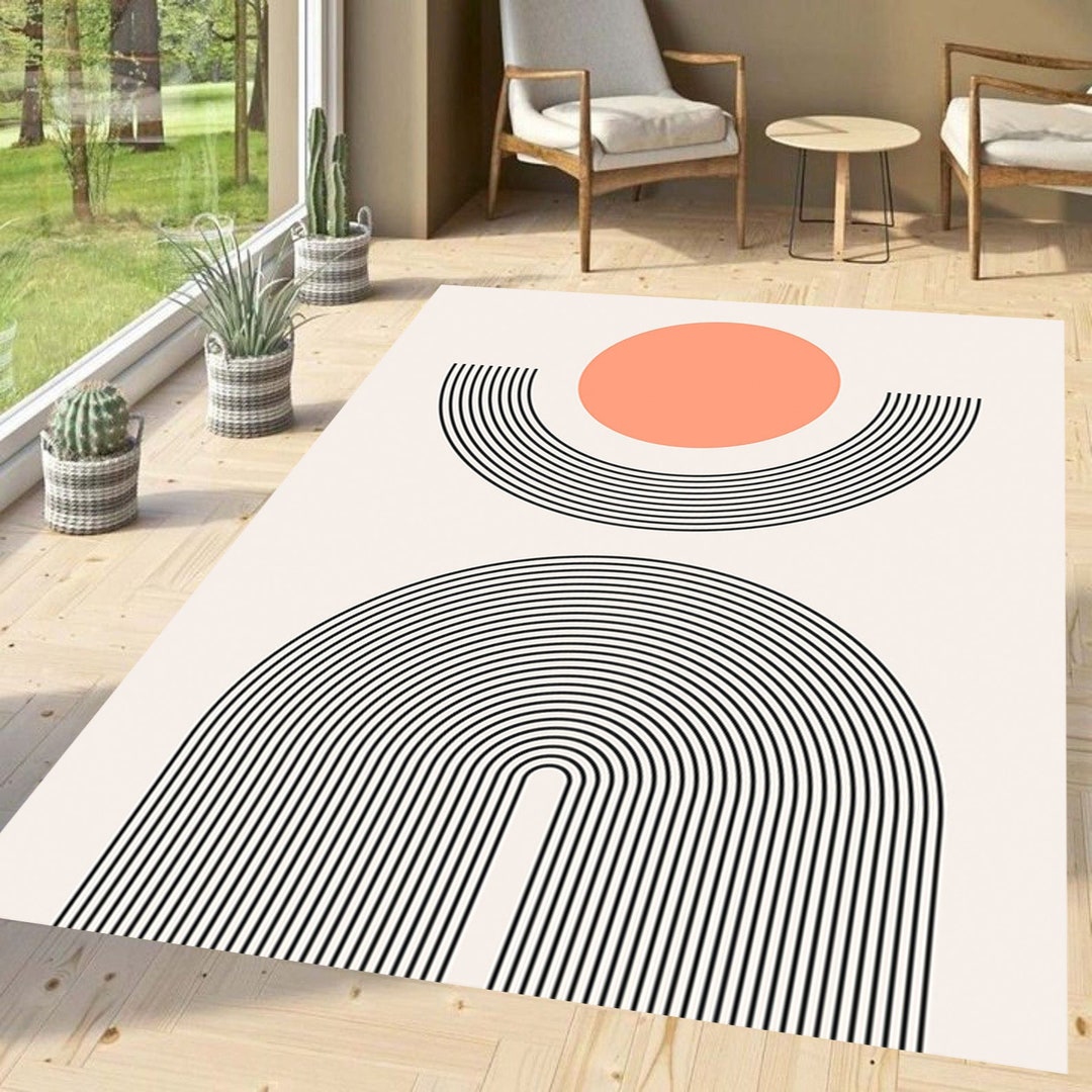 Abstract Painting Abstract Painting Rug Bedroom Rugrug Etsy