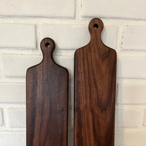 Black Walnut Cutting Board / Serving Board / Bread Board with Handle - FREE U.S. SHIPPING
