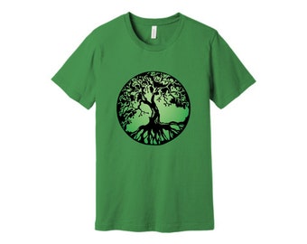 Camiseta Unisex Leaf Green Tree of Life