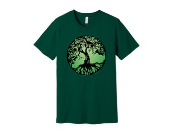 Green Tree of Life T-shirt, Unisex