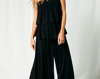Day to Night Jumpsuit ~ Black