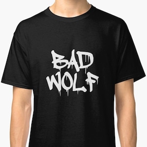 Bad Wolf 1  White Men&#39;s T-shirt Size S-3XL