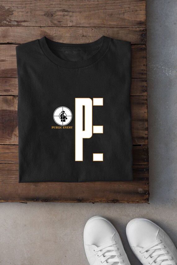 90s Public Enemy PE Script Logo Tour T-shirt Size S-3XL - Etsy