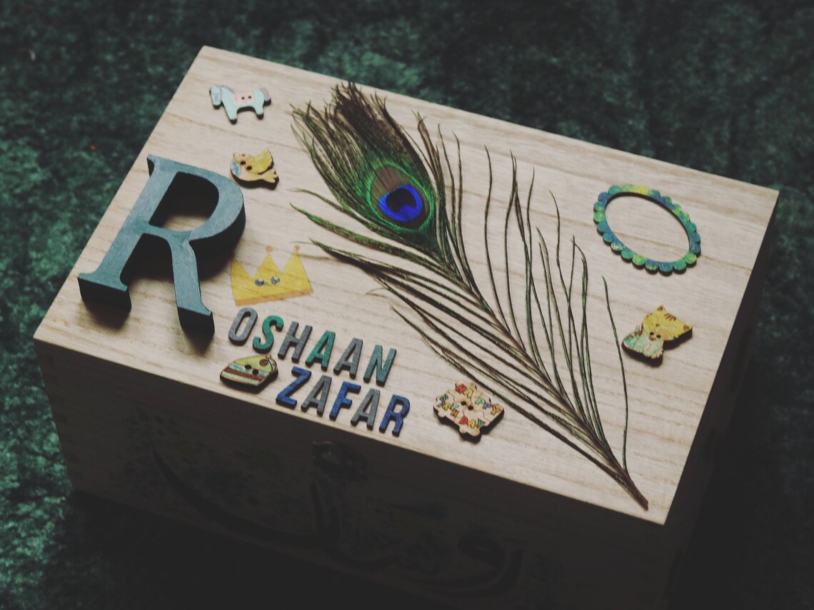 Personalised baby boy box Etsy